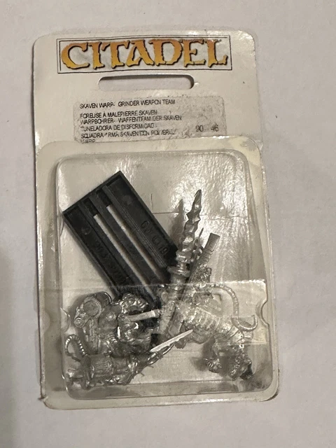 Warhammer fantasy Skaven Warp lock Jezzail oop metal 1994 (D'occasion