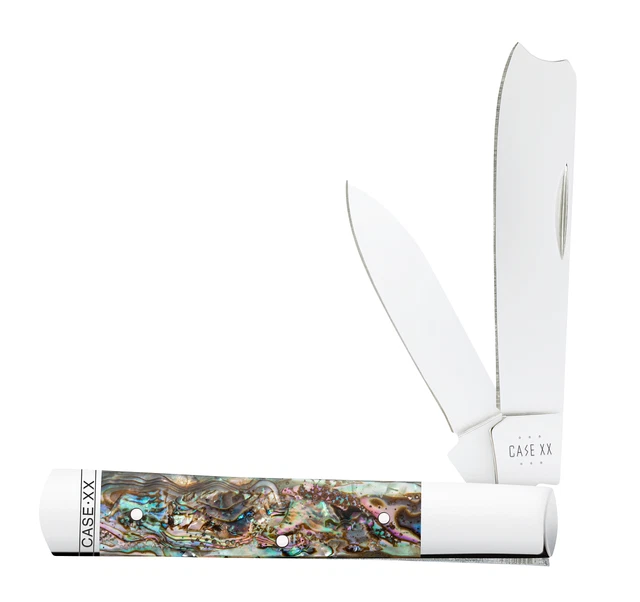 CASE XX KNIVES Razor Jack Smooth Abalone 12027 Stainless Pocket Knife