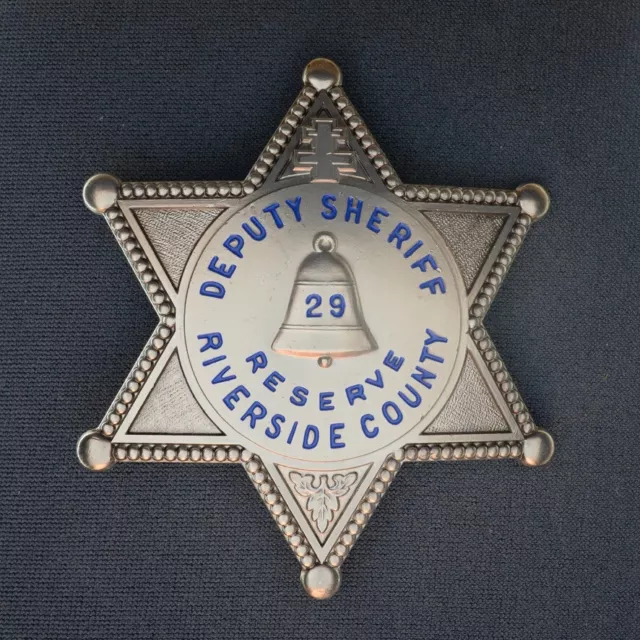 Sheriff Stern / Police Badge / Polizeiabzeichen - Ø ca. 7cm