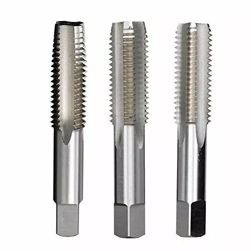 Drill America m14 x 2 High Speed Steel 4 Flute Hand Tap Set, DWT Series