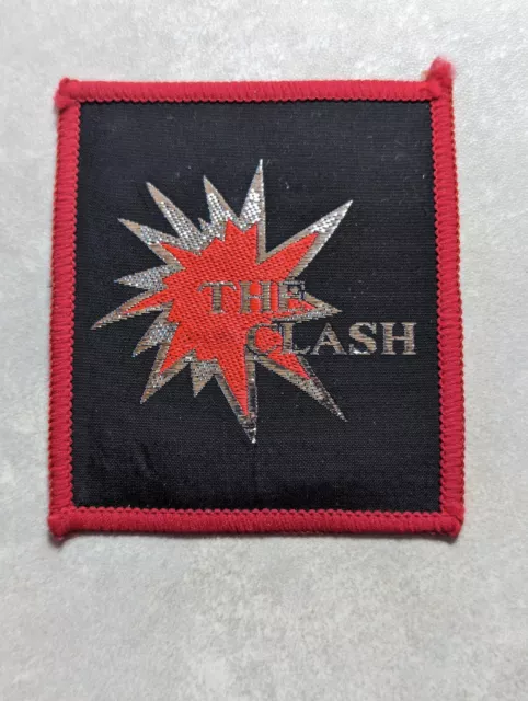 Vintage 80s The Clash iron on / Sew on Patch Purchased Around 1986