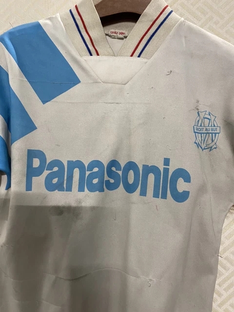 Maillot Vintage OM Marseille 1992-1993 - Barthez N°1, Adidas, Taille L