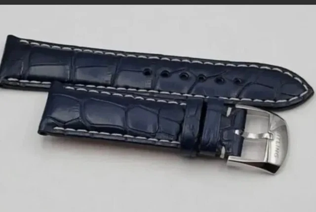 Cinturino Breitling In Pelle Nera - Foto 7