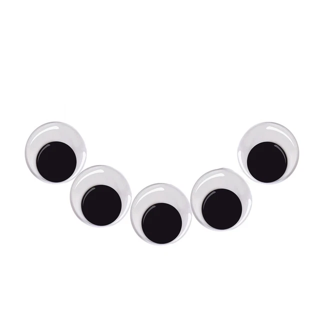 100 pegatinas adhesivas tambaleantes en Google autoadhesivas para ojos móviles