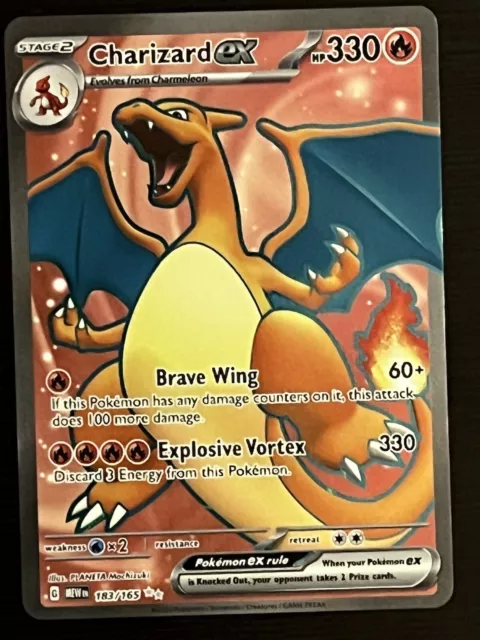 Pokmon TCG Charizard EX Scarlet & Violet 151 183/165 Holo Ultra