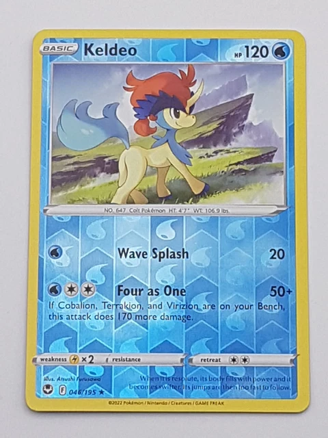 Pokémon TCG Einzelkarte Keldeo bespielt