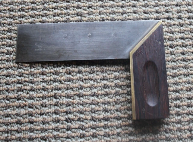 Vintage Stanley Sweetheart No.1 Try Square 6"