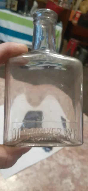 ANTIQUE BIMAL OLD quaker rye whiskey bottle $45.05 - PicClick AU