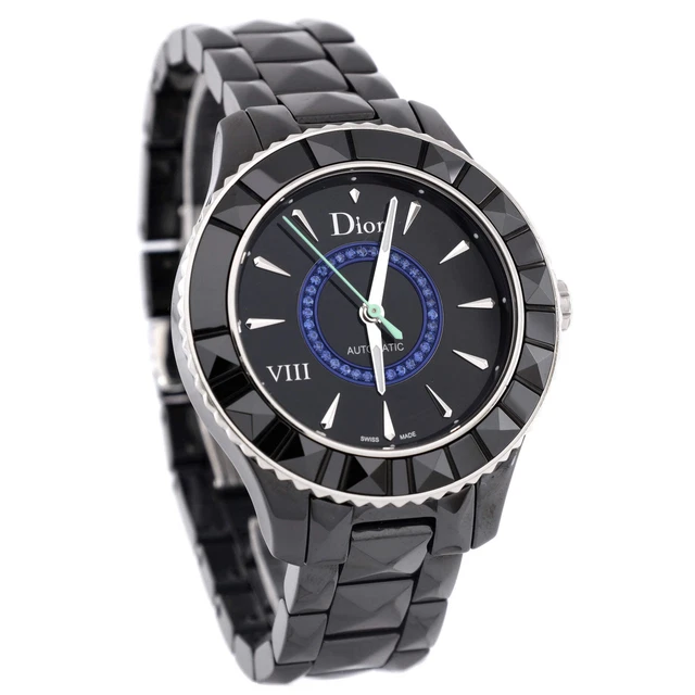 Christian Dior VIII Christal Automatic Watch Ceramic and Stainless Steel with Sa 3