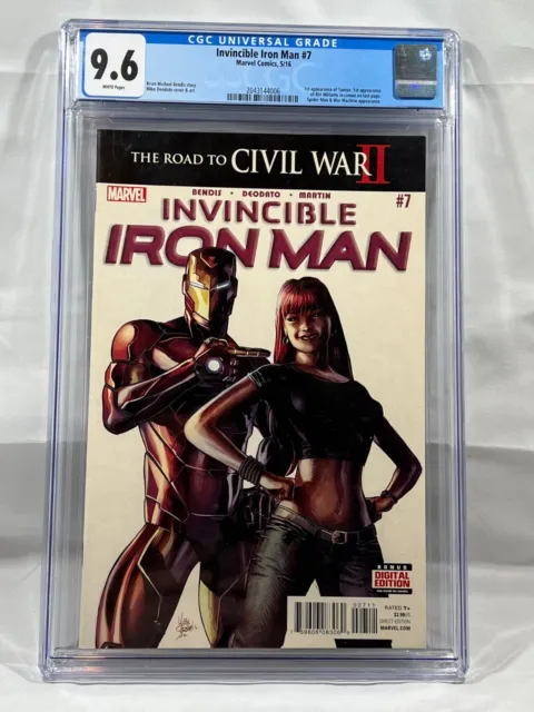 Invincible Iron Man 7 CGC 9.6 First Appearance of Riri Williams get it now