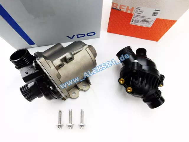 POMPE A EAU ELECTRIQUE VDO + THERMOSTAT BEHR pour BMW E81 E90 X3 X5 X6 Z4 M