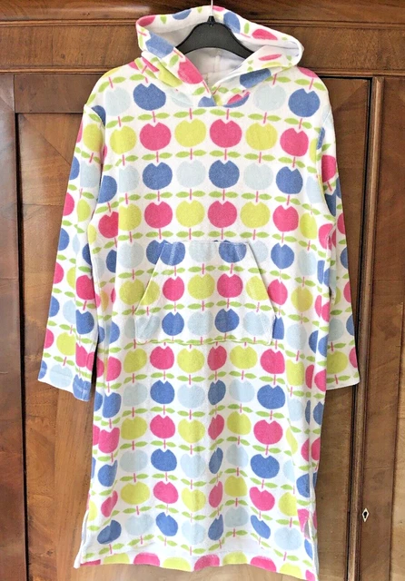 Mini Boden Girls towelling Beach dress Cover up Swim robe Throw on 11-12 years