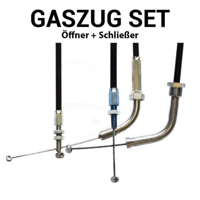 Gaszug Set Öffner + Schließer für Honda CBR 1000 F  1987-1989  SC21  SC24