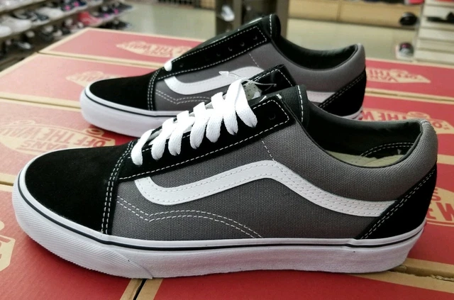 VANS OLD SKOOL Men s Black Pewter Vn000Kw6Hr0 49.99 PicClick