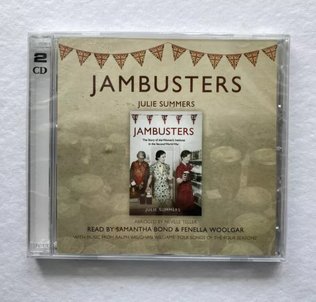 Jambusters, Audiobook CD, Julie Summers, Samantha Bond, NEW & SEALED, 2xCD