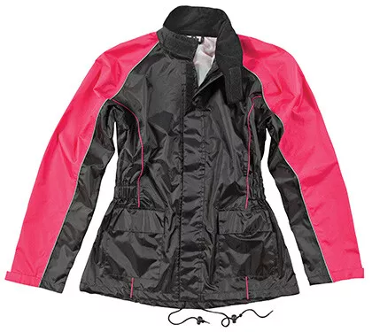 Joe Rocket Women's RS-2 Rain Suit Sm Black/Pink