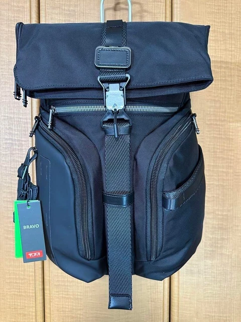 TUMI ALPHA BRAVO Logistics Flap Lid Backpack From Japan  NEW