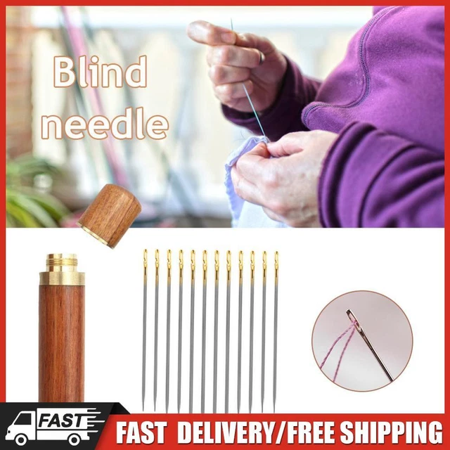 N/W SENIORS SEWING Needle, MultiSize SelfThreading Needles Handpins