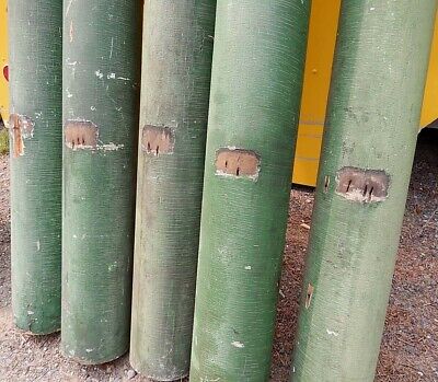 4 Antique GREEN Porch Posts 5 1/2" x 75" Tall - VG Cond - Buy Any Quantity 10