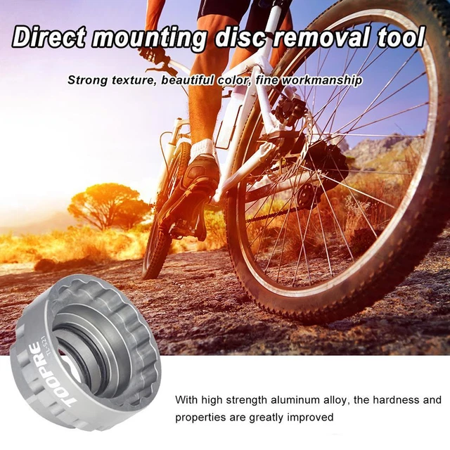 Bike Direct Mount Chainring Lock Ring Tool for M7100 M8100 M9100 (Titanium)