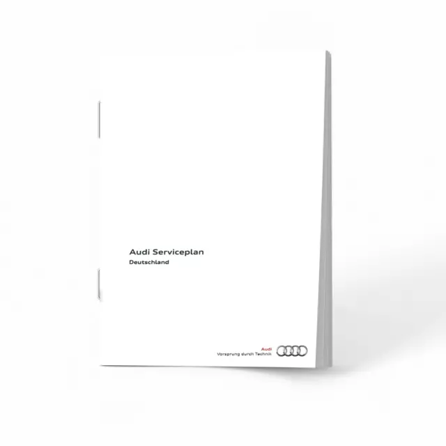 Carnet d'entretien allemand Audi 2010-2021