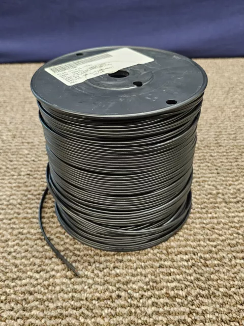 500' Belden Speaker Wire Power Cable 18 AWG Ga Stranded 2 Conductor Black