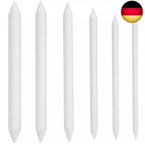 6 Stück Papierwischer Blendende Stümpfe und Tortillions Set Blending Stumps S