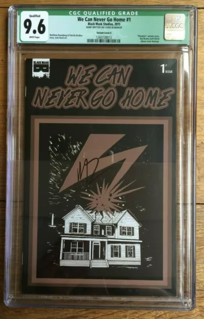 We Can Never Go Home #1 Phantom Bad Brains CGC 9.6 Signed Rosenberg 1 of 50