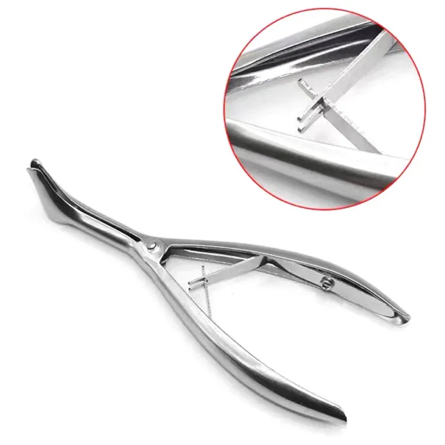 New Nose Mirror Ear Canal Dilator Stainless Steel Speculum Nostril Nose Plier Bh