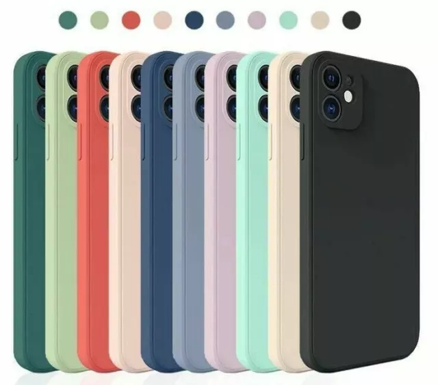 Case For iPhone 14 Pro Max Plus 13 11 12 XR 7 8 SE Shockproof Cover Silicone