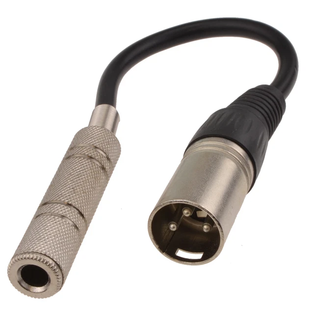Câble Adaptateur Jack 3.5mm Vers RCA Goobay - 20cm - Noir - Connexion Audio Stéréo