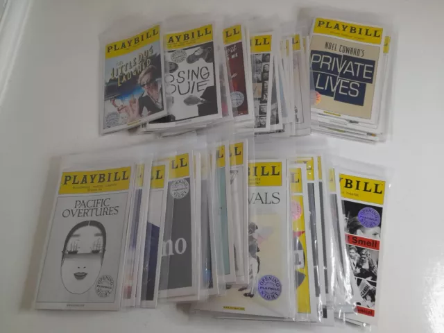 Theatre Playbill OPENING NIGHT 1st Broadway Musical film Show Rare Programmes