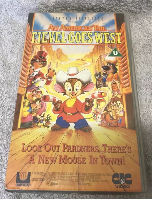 An American Tail Fievel Goes West Vhs AN AMERICAN TAIL - Fievel Goes West VHS Video Tape £2.99 - PicClick UK