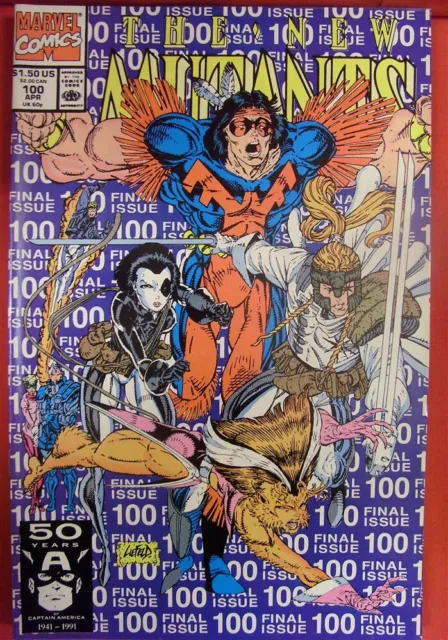 New Mutants 100 Marvel Comic 1St Appearance X-Force Liefeld Nicieza 1991 Vf/Nm