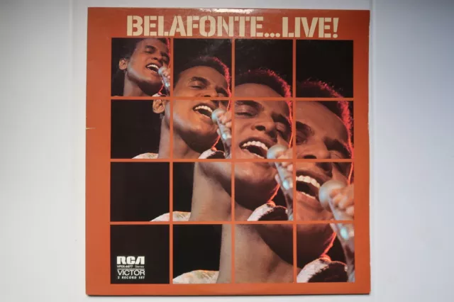 Harry Belafonte – Belafonte ...Live! 2xLP, Aus 1972 Orig, Gatefold, VINYL MINT