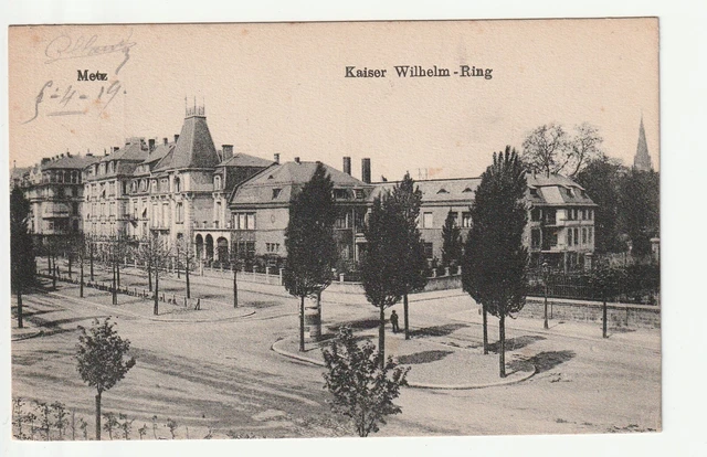 METZ - Moselle - CPA 57 - Rues - le boulevard Empereur Guillaume