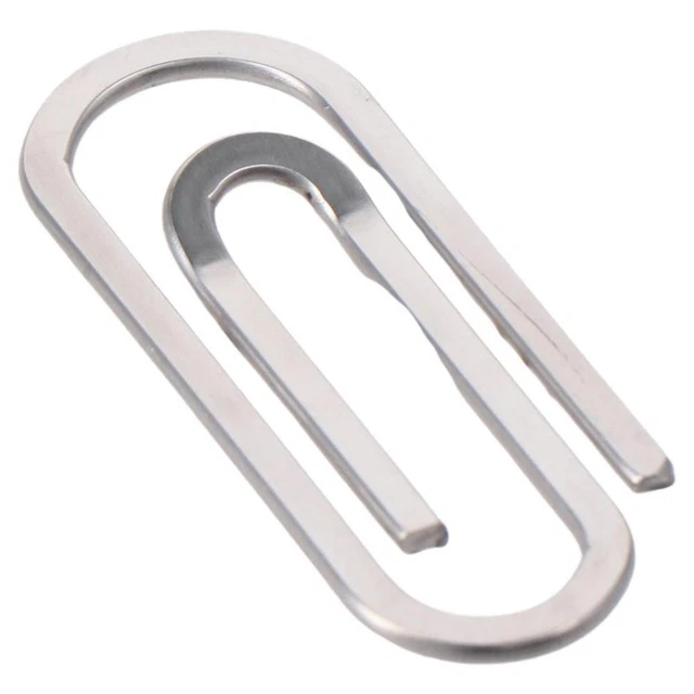 4PCS SILVER CREDIT Card Clip Document Ticket Holder Men's Boy's Gift £7