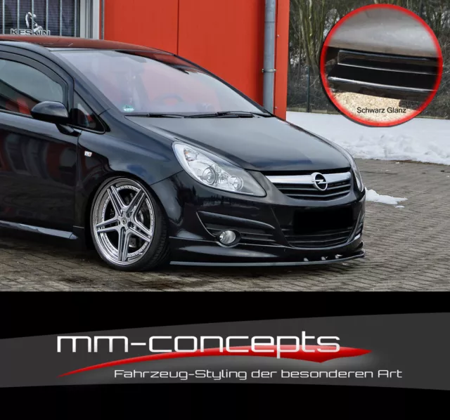 Frontspoilerlippe Rieger Tuning passend für Opel Corsa D