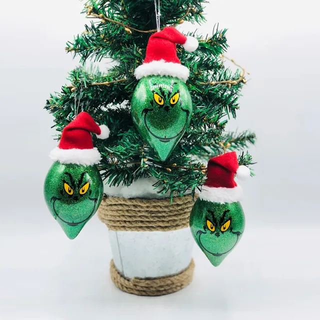 2X Elf Grüne Weihnachtsbaumschmuck Xmas Christbaumanhänger Weihnachten Dekor Neu