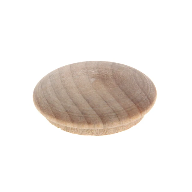 20/25/30 mm Cabeza Tornillo Agujero Botones Cubierta Tapa Relleno Madera Cúpula Uñas Top Madera