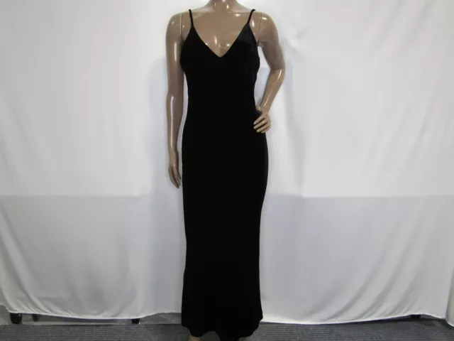 L'Agence Women's US 4 Seridie Satin Slip Dress Black 83829984