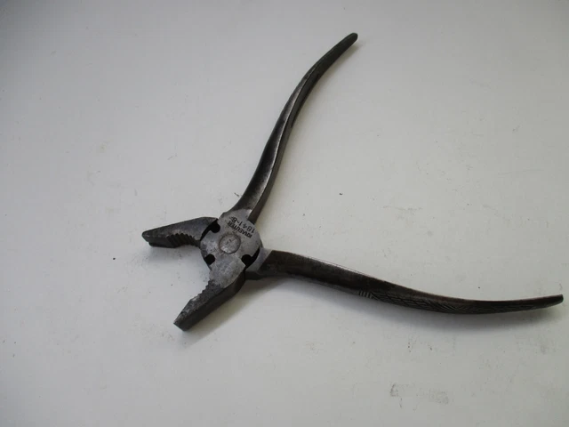 vintage Kraeuter #1841-8" combination lineman's pliers USA 6
