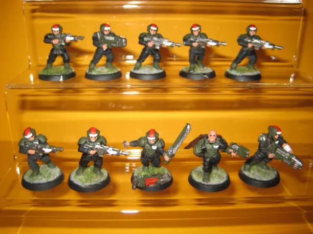 Warhammer 40k - Astra Militarum - Imperial Guard - 10x Cadian Veterans I