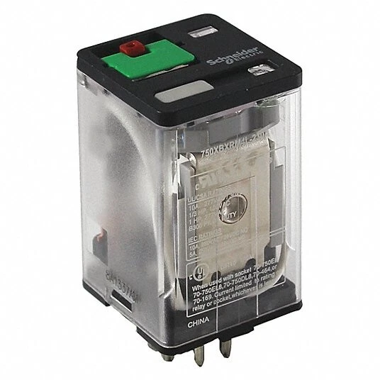 SCHNEIDER ELECTRIC 750XBXRM4L 120A 8 Pin Relay With 70 464 1 Base