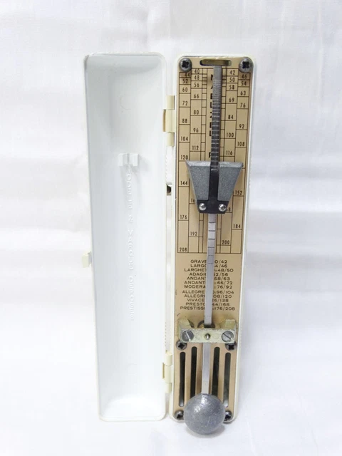 Vintage Maelzel Paquet Tempocket Travel Metronome Made in France