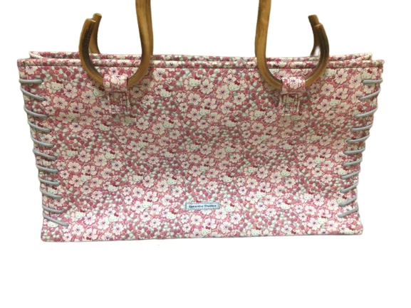 Samantha Thavasa x Hello Kitty Tote Bag Liberty Pink Sanrio Collaboration Used