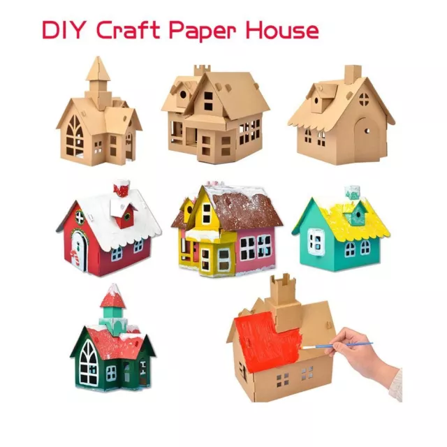 Craft Paper Shell House Homemade Hut  Kindergarten Kids Gifts