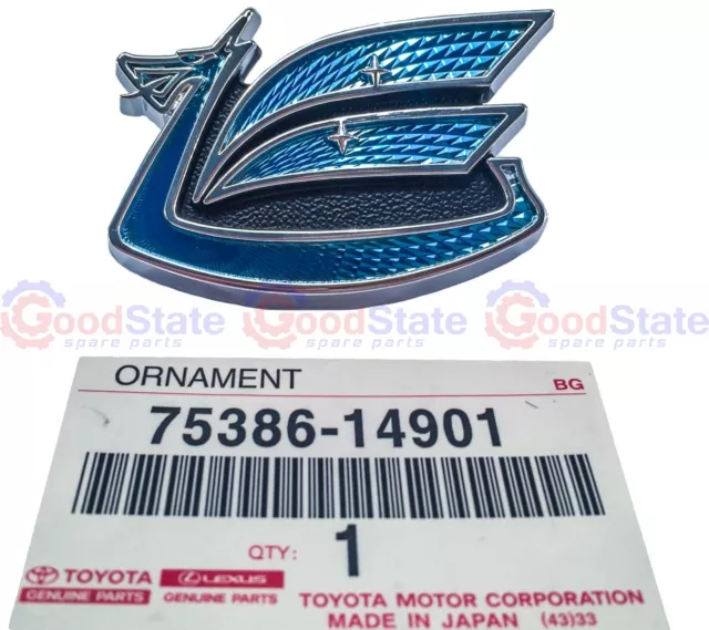 Genuine TOYOTA CELICA TA22 RA23 RA28 JDM NEW 7538614901 BLUE DRAGON BADGE