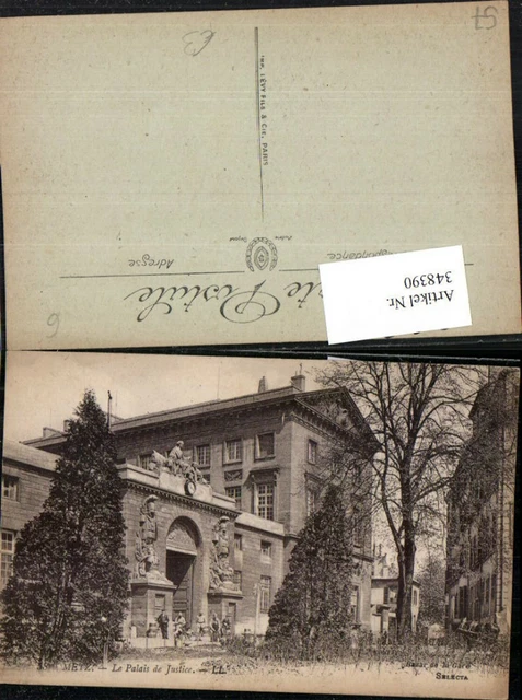 348390,Lothringen Moselle Metz Le Palais de Justice Justizpalast