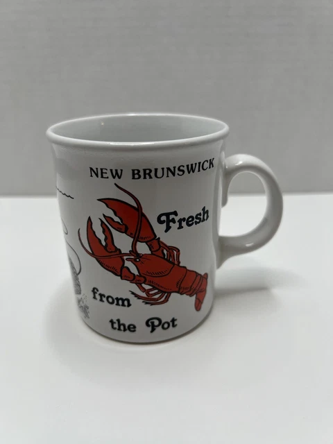 Made In England Coffee Mug New Brunswick Lobster